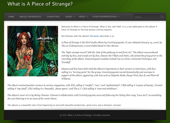 what is a piece of strange